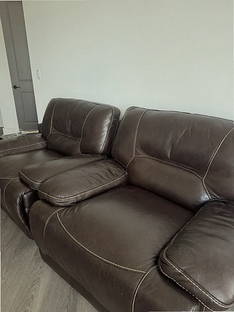 recliner set brown